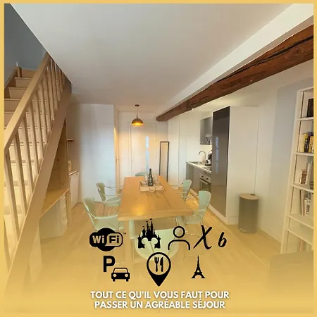 Le 7 - Cosy - 20 Min Apartment Meaux